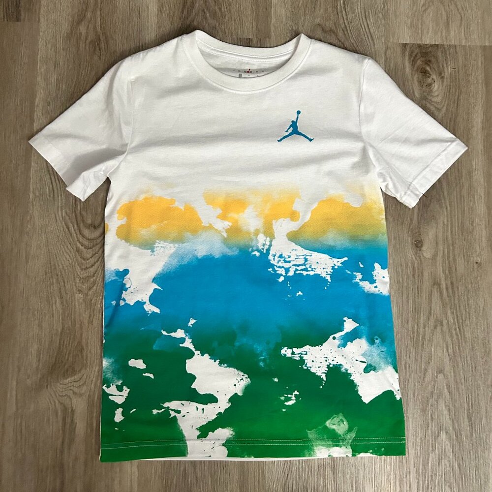 White Tie Dye Jordan T-Shirt